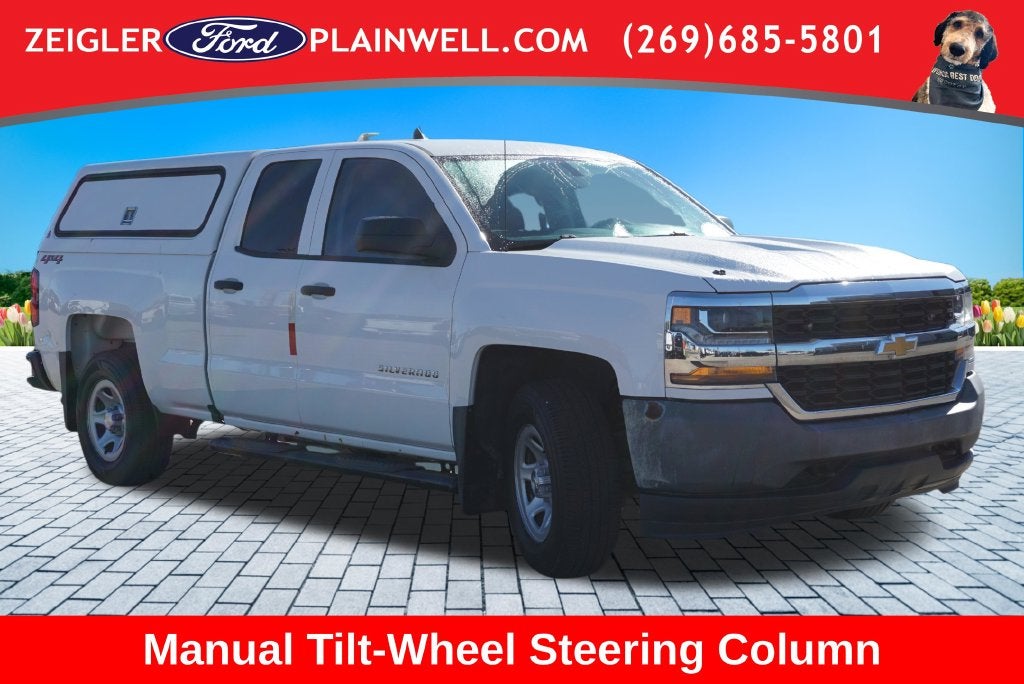 2019 Chevrolet Silverado 1500 LD WT Double Cab 4x4 V8 5.3 Liter Rear Topper