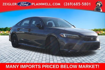 2023 Honda Civic Sport 2.0L DOHC COMBO SEATS ADPT CRUISE 18" BLACK WHEELS