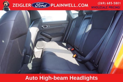 2025 Honda Civic Sport Leather Sport Pkg Black Wheels Rear Camera