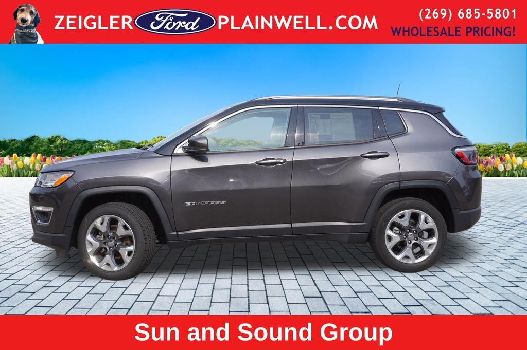 2021 Jeep Compass Limited 4x4 Leather Power Moonroof