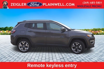 2021 Jeep Compass Limited 4x4 Leather Power Moonroof