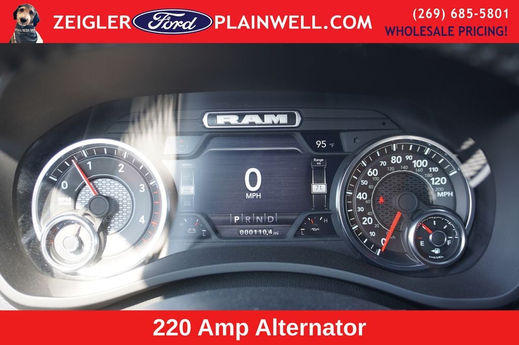 2024 RAM 3500 Tradesman CREW CAB 4X4 NAVIGATION 6.7 TURBO DIESEL REAR CAME