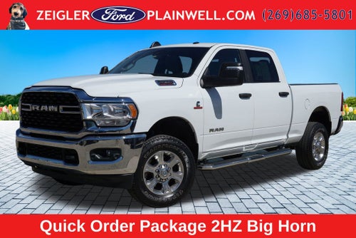 2024 RAM 2500 Big Horn CREW CAB 4X4 CUMMINGS TURBO DIESEL 4X4 PLOW PREP P