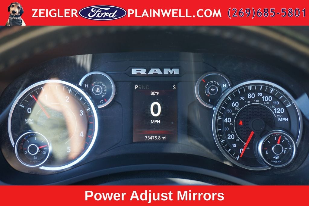2024 RAM 2500 Big Horn CREW CAB 4X4 CUMMINGS TURBO DIESEL 4X4 PLOW PREP P