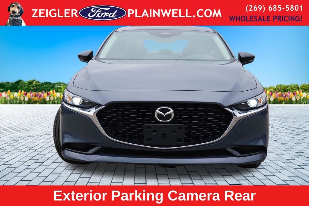 2024 Mazda Mazda3 2.5 S Carbon Edition AWD Moonroof Heated Red Leather Seats 18" Black Wh