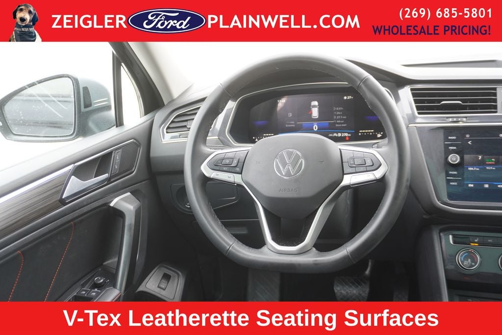 2024 Volkswagen Tiguan 2.0T Wolfsburg Edition Panoramic Moonroof Heated Leather Rear Camera 3rd