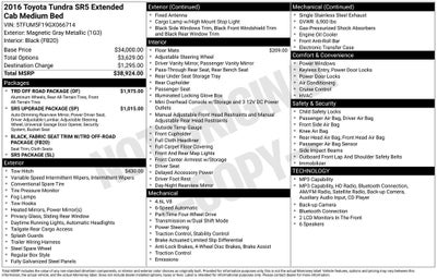 2016 Toyota Tundra Base