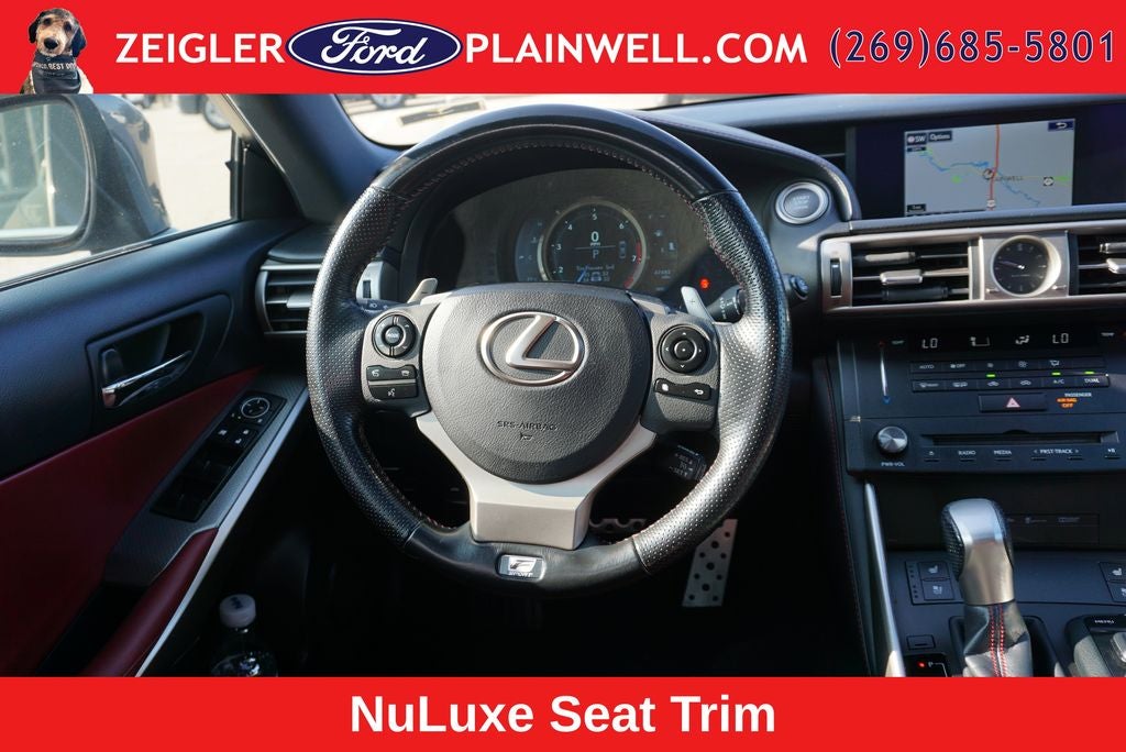 2016 Lexus IS 350 F SPORT AWD MOON ROOF HTD LEATHER REMOTE START