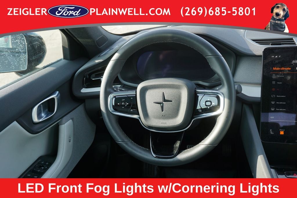 2023 Polestar 2 Long Range Dual Motor AWD Pilot Pk Plus 360 Camera Nav Pano Roof