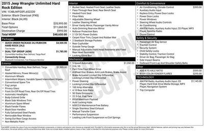 2015 Jeep Wrangler Rubicon Hard Rock
