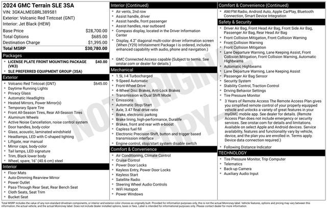 2024 GMC Terrain FWD SLE