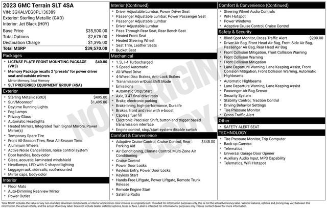 2023 GMC Terrain SLT