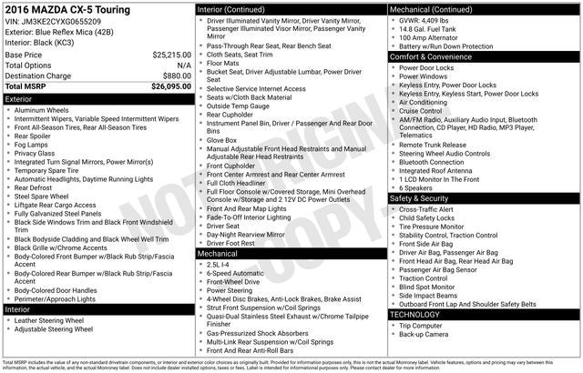 2016 Mazda Mazda CX-5 Touring