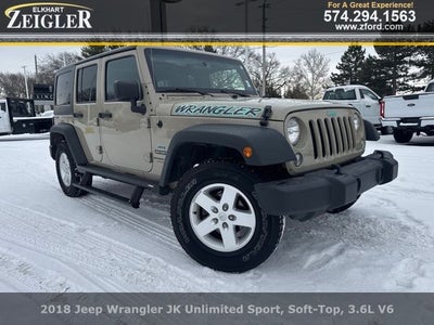 2018 Jeep Wrangler JK Unlimited Sport