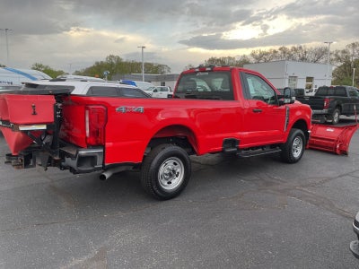 2024 Ford F-250SD XL 8-11' Wide Out Plow and Salt Spreader